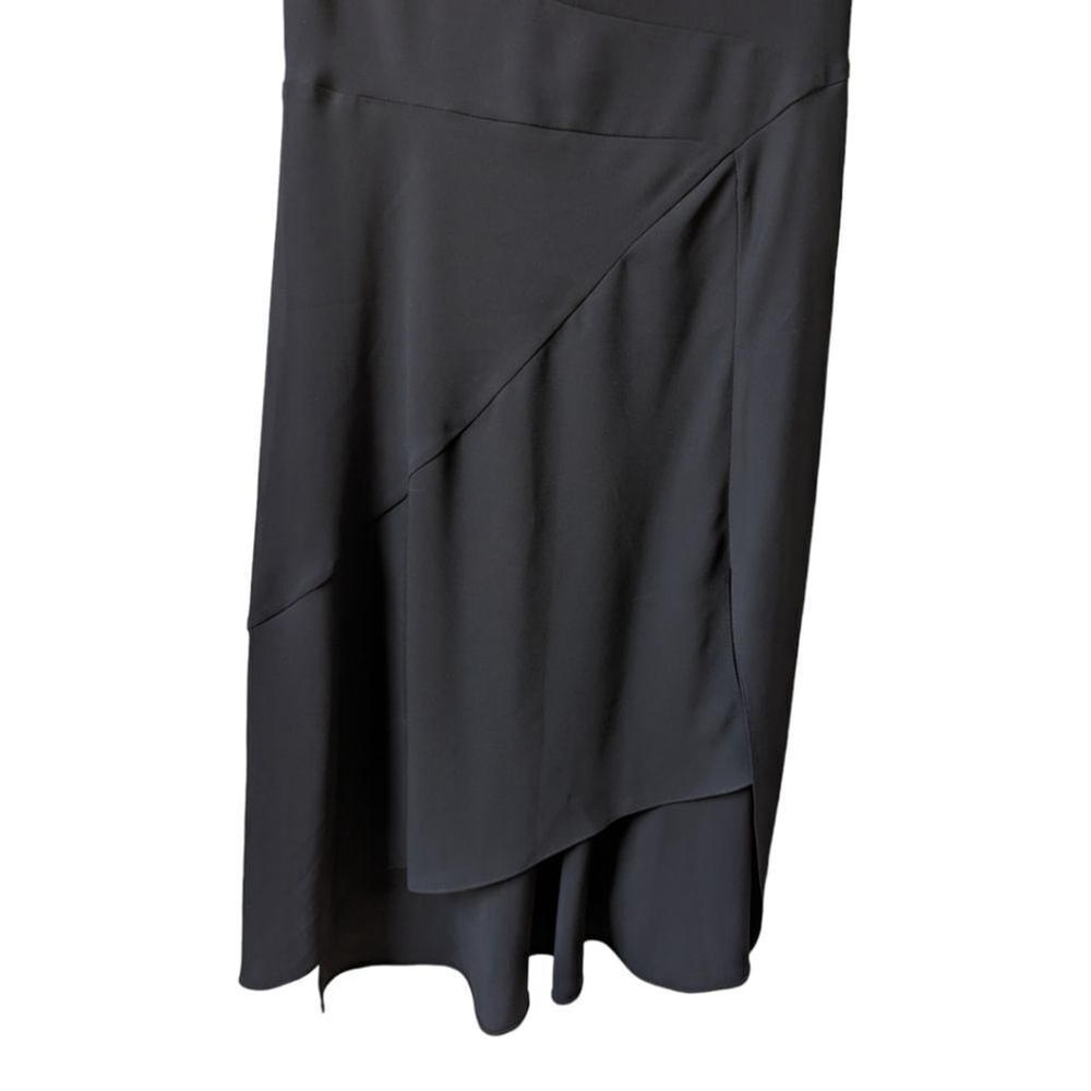 Amanda Uprichard One Shoulder Chiffon Aysymmetrical Layered Cocktail Dress Sz S - Picture 7 of 7